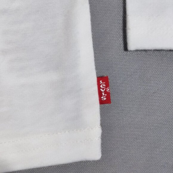 Levi's long sleeve T-shirt kids size 8 (128-134cm) white with graphic design - Picture 3 of 9